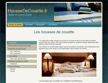 Tablet Screenshot of houssedecouette.fr